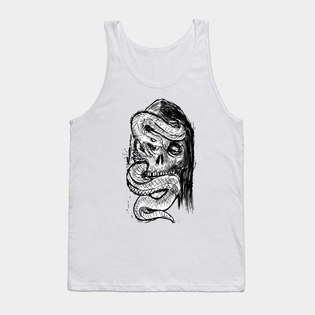 Death Skull No VI Tank Top by DeathAnarchy